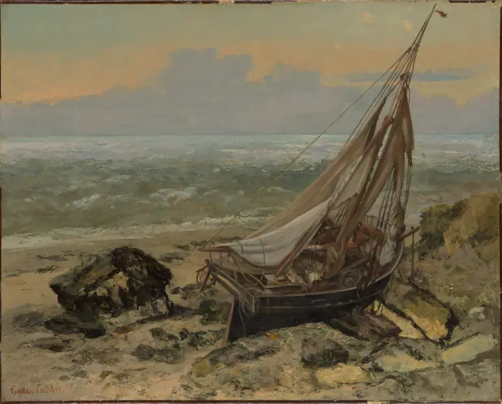 El barco de pesca, Gustave Courbet