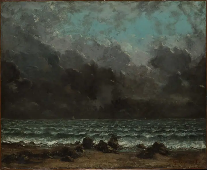 El mar, Gustave Courbet