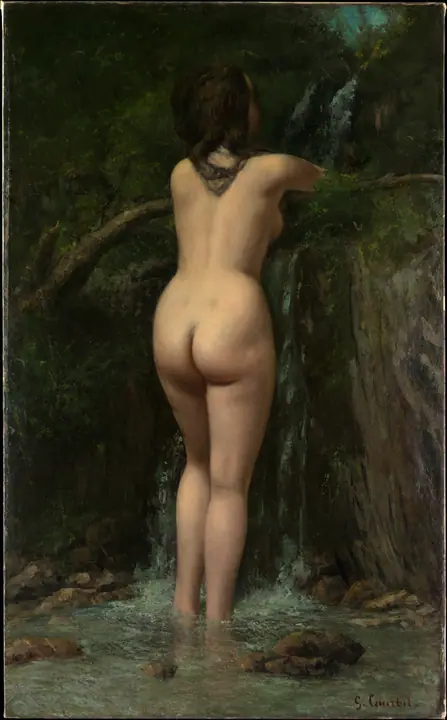 La fuente, Gustave Courbet