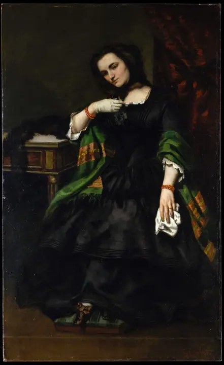 Madame Auguste Cuoq (Mathilde Desportes, 1827–1910), Gustave Courbet