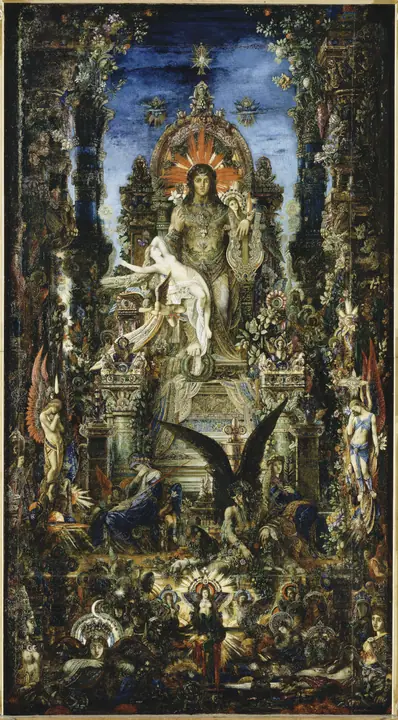 Júpiter y Sémele, Gustave Moreau