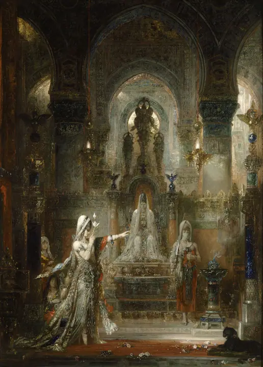 Salomé bailando ante Herodes, Gustave Moreau