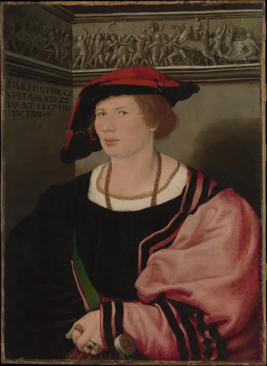 Benedikt von Hertenstein (nacido hacia 1495, muerto en 1522), Hans Holbein el Joven