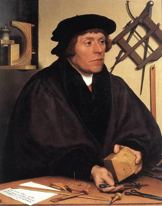 Retrato de Nicolaus Kratzer, Hans Holbein el Joven