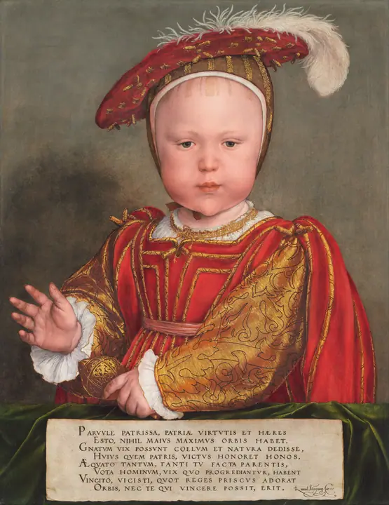 Retrato del rey Eduardo VI, Hans Holbein el Joven