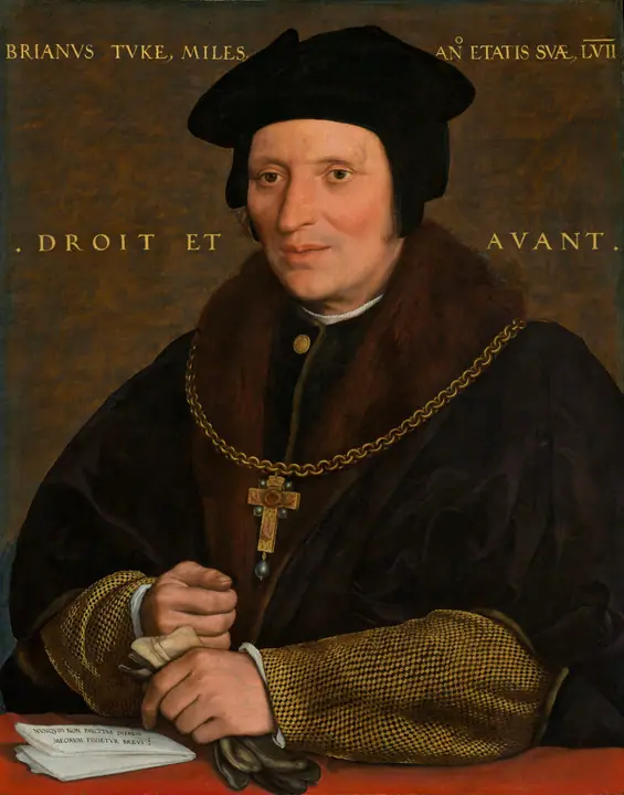 Sir Brian Tuke, Hans Holbein el Joven