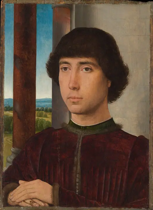 Retrato de un joven, Hans Memling