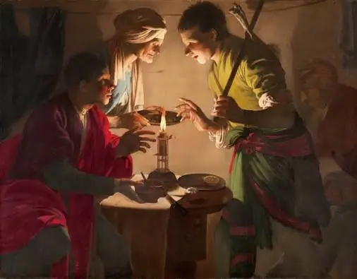 Esaú vendiendo su primogenitura, Hendrick ter Brugghen