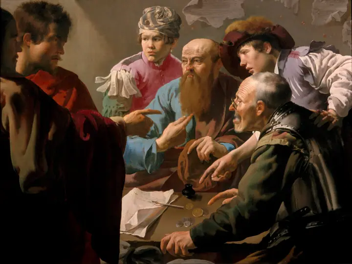La vocación de San Mateo, Hendrick ter Brugghen