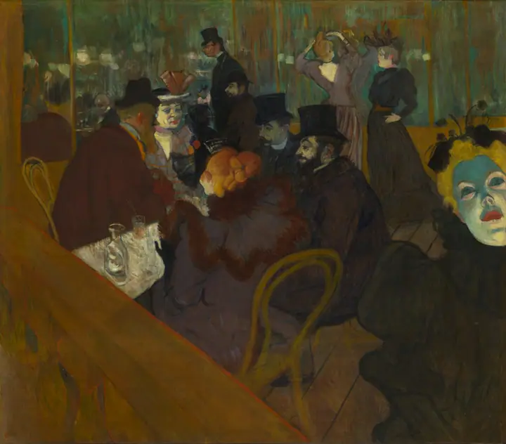 En el Moulin Rouge, Henri de Toulouse-Lautrec