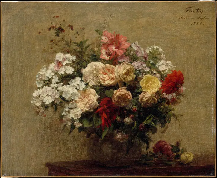Flores de verano, Henri Fantin-Latour