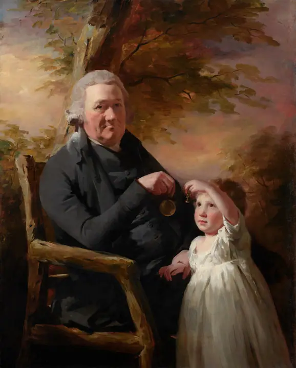 John Tait y su nieto, Henry Raeburn