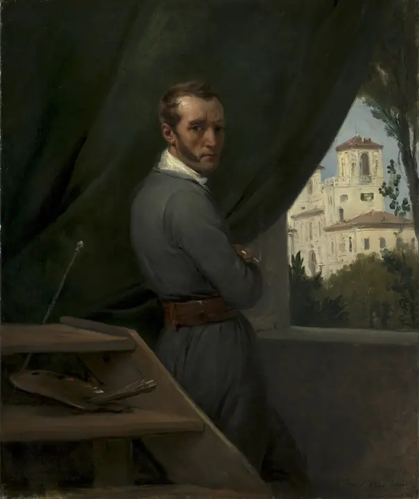 Autorretrato en Roma, Horace Vernet
