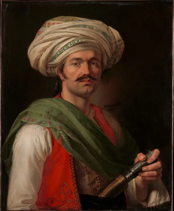 Retrato de un mameluco, Horace Vernet