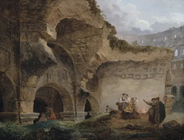 Lavanderas en las ruinas, Hubert Robert