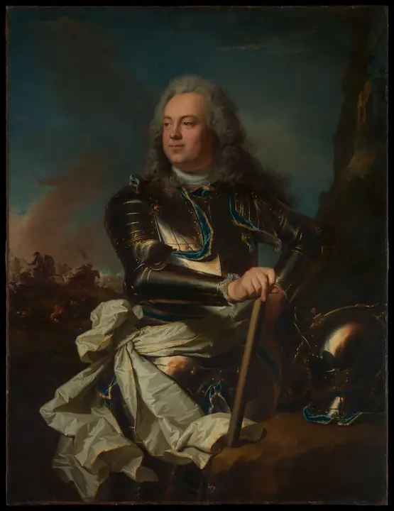 Retrato de un oficial general, Hyacinthe Rigaud