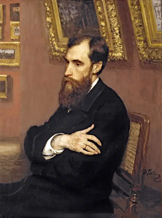 Retrato de Pável Tretiakov, Ilyá Repin