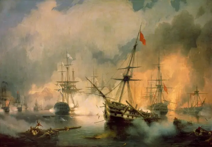 Batalla de Navarino, Ivan Aivazovsky
