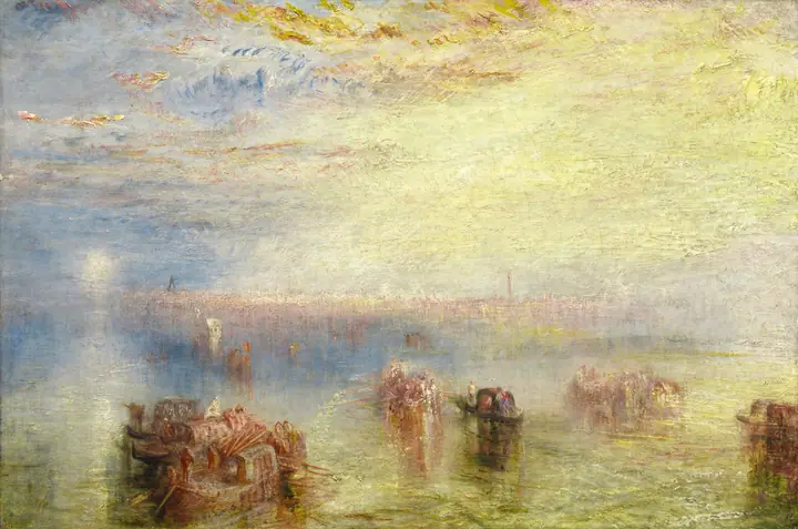Aproximación a Venecia, J.M.W. Turner