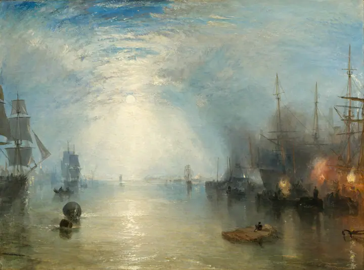 Carboneros cargando a la luz de la luna, J.M.W. Turner