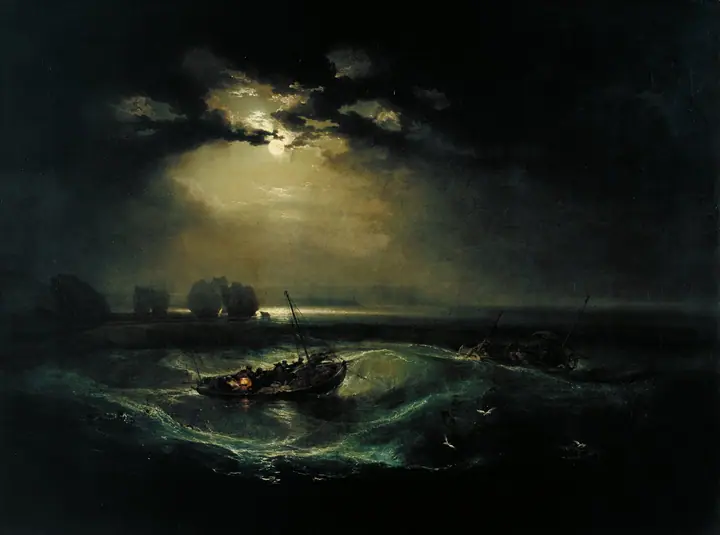 Pescadores en el mar, J.M.W. Turner