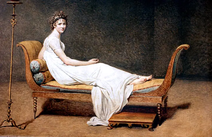 Retrato de Madame Récamier, Jacques-Louis David