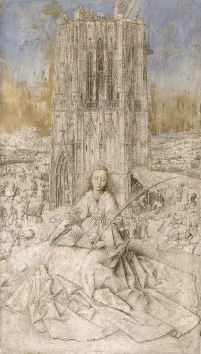 Santa Bárbara, Jan van Eyck