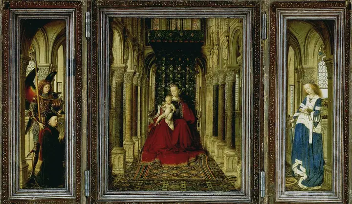 Tríptico de Dresde, Jan van Eyck