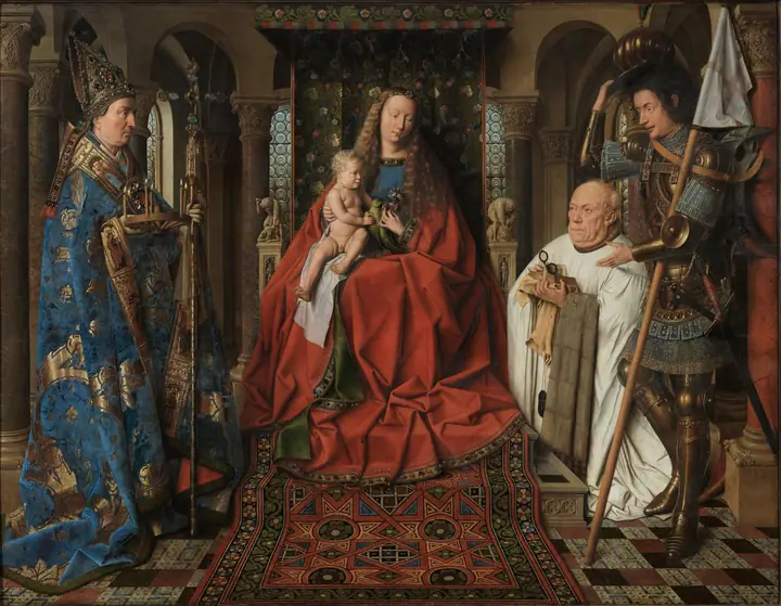 Virgen del canónigo Van der Paele, Jan van Eyck