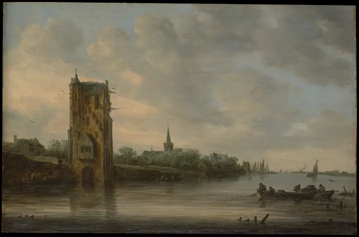 La puerta de Pelkus cerca de Utrecht, Jan van Goyen