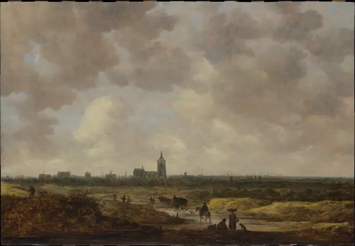 Vista de La Haya desde el noroeste, Jan van Goyen