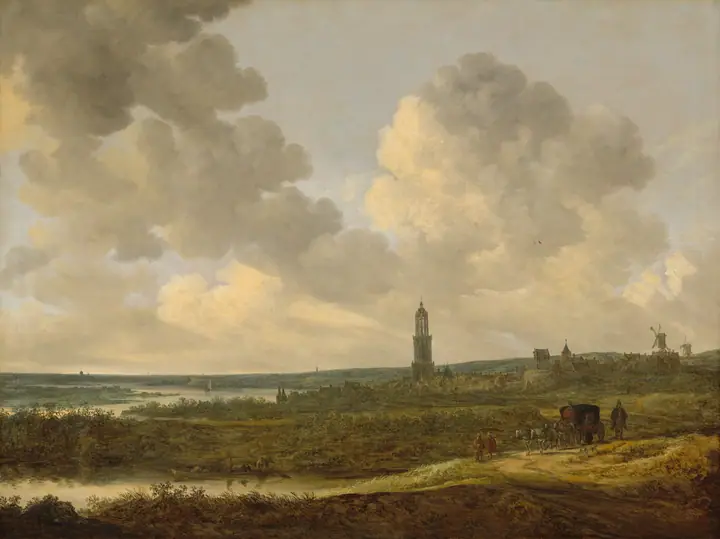 Vista de Rhenen, Jan van Goyen