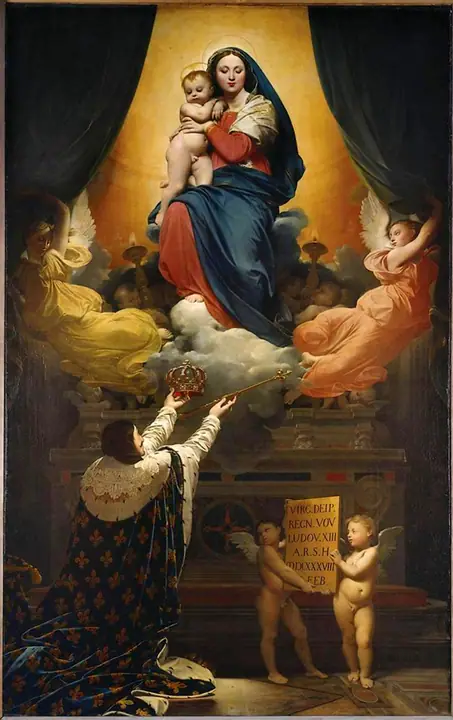 El voto de Luis XIII, Jean-Auguste-Dominique Ingres