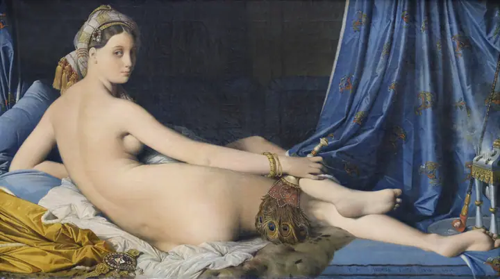 La gran odalisca, Jean-Auguste-Dominique Ingres