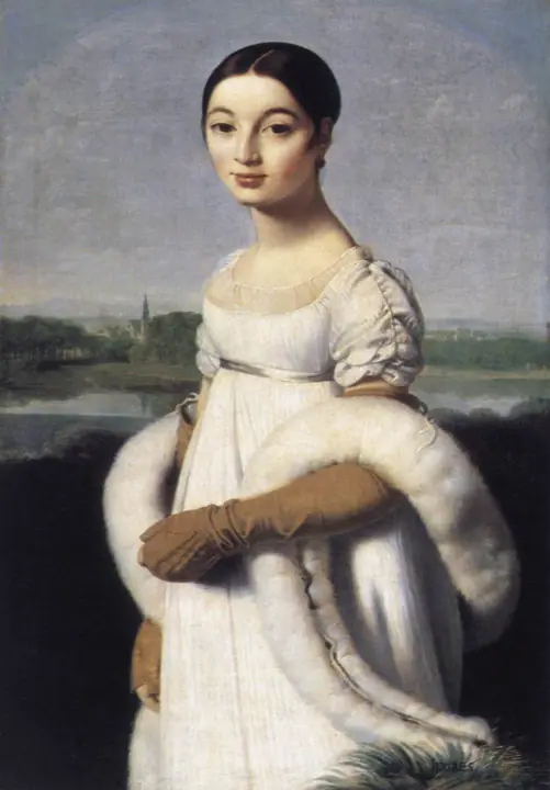 Mademoiselle Caroline Rivière, Jean-Auguste-Dominique Ingres