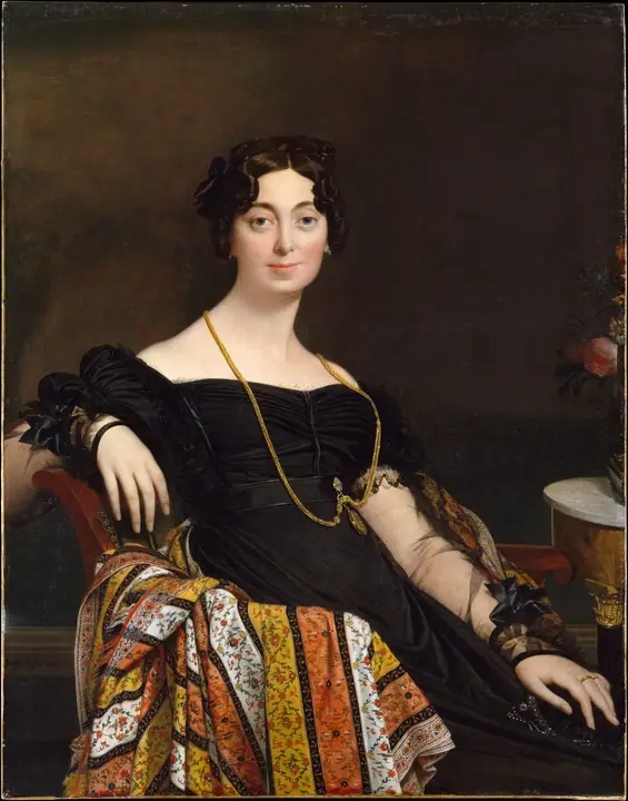 Retrato de Madame Leblanc, Jean-Auguste-Dominique Ingres