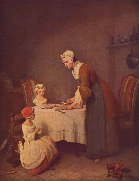 La bendición, Jean-Baptiste-Siméon Chardin