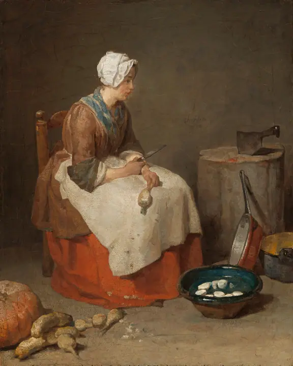 La criada de cocina, Jean-Baptiste-Siméon Chardin