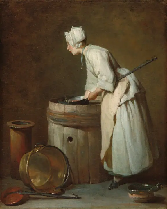 La fregona, Jean-Baptiste-Siméon Chardin