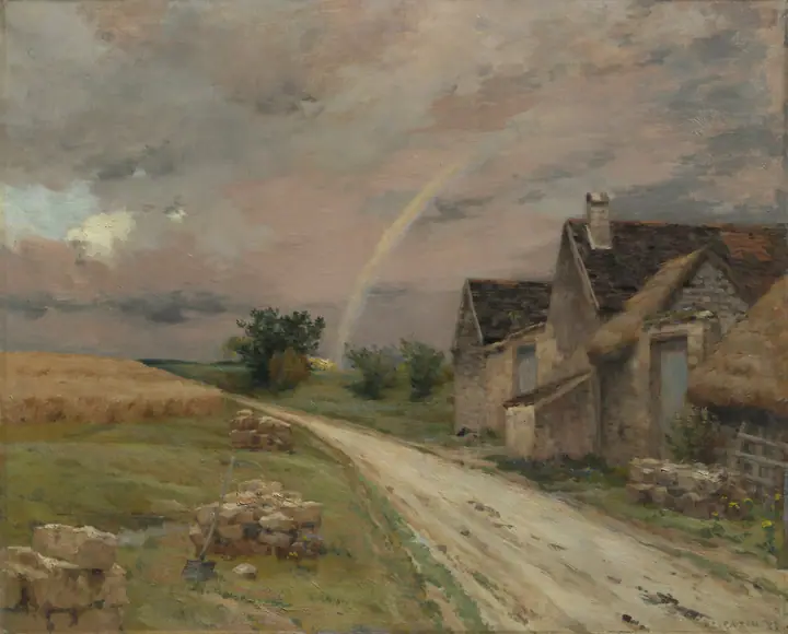El arcoíris, Achères la Forêt, Jean-Charles Cazin