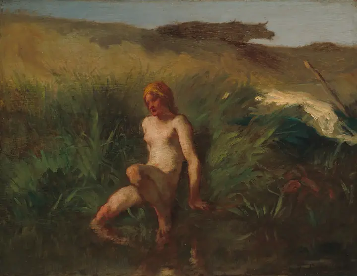 La bañista, Jean-François Millet