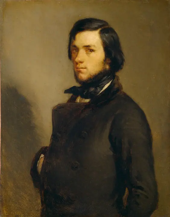 Retrato de un hombre, Jean-François Millet