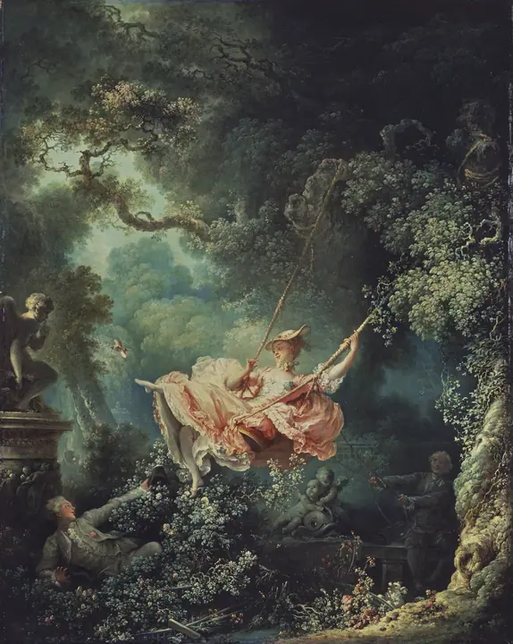 El columpio, Jean-Honoré Fragonard
