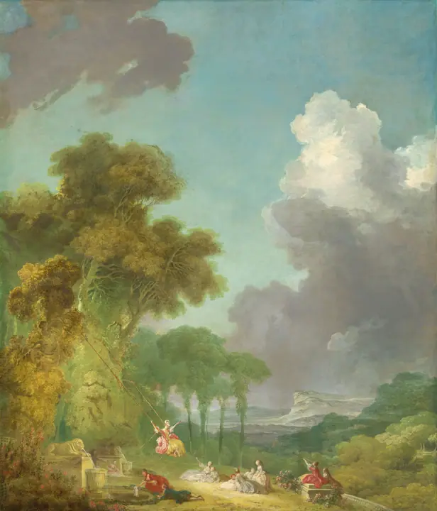 El columpio, Jean-Honoré Fragonard