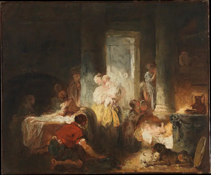 Interior romano, Jean-Honoré Fragonard