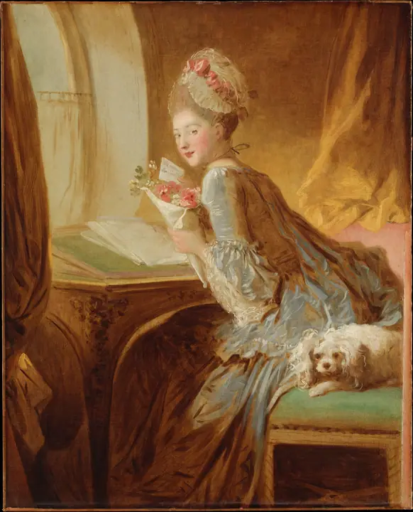 La carta de amor, Jean-Honoré Fragonard