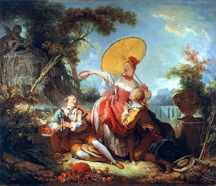 La musa de la música, Jean-Honoré Fragonard