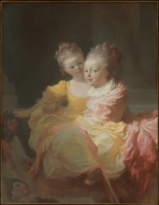 Las dos hermanas, Jean-Honoré Fragonard