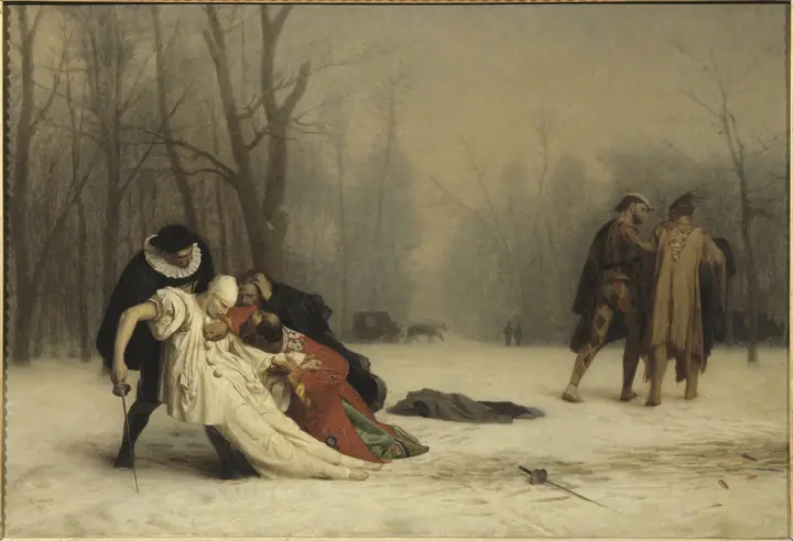 El duelo tras el baile de máscaras, Jean-Léon Gérôme
