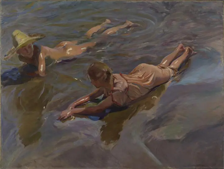 Idilio en el mar, Joaquín Sorolla